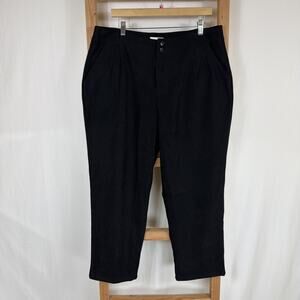 NWT Apricot Black Pocket Pants Size XXL 2-Button Front Zipper Trousers Workwear